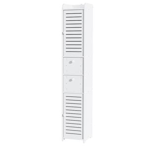 Artiss 2x Bathroom Toilet Storage Cabinet Laundry Tallboy Cupboard