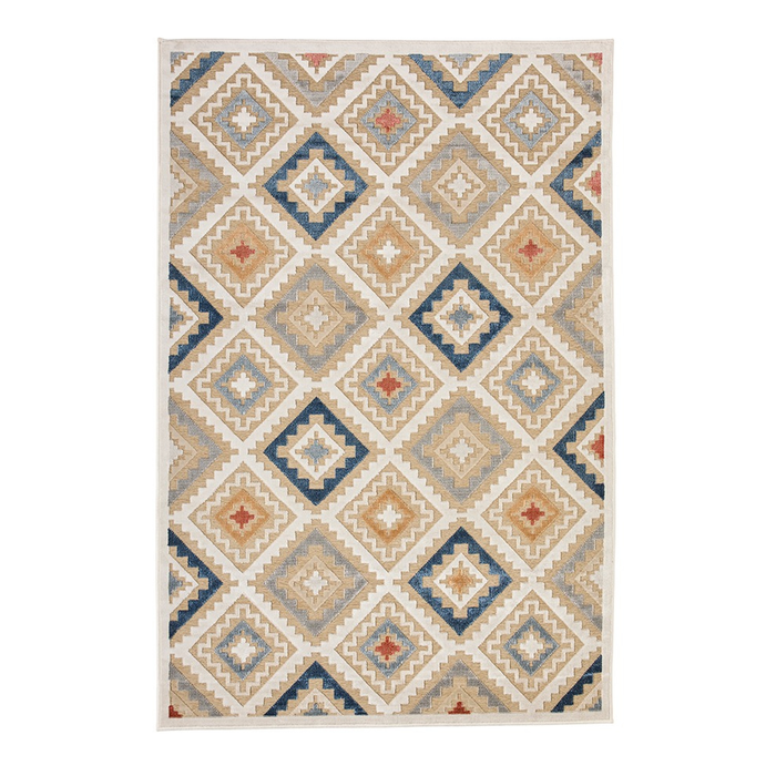Fab Habitat 80x150cm Multicolour Mito Indoor Outdoor Rug