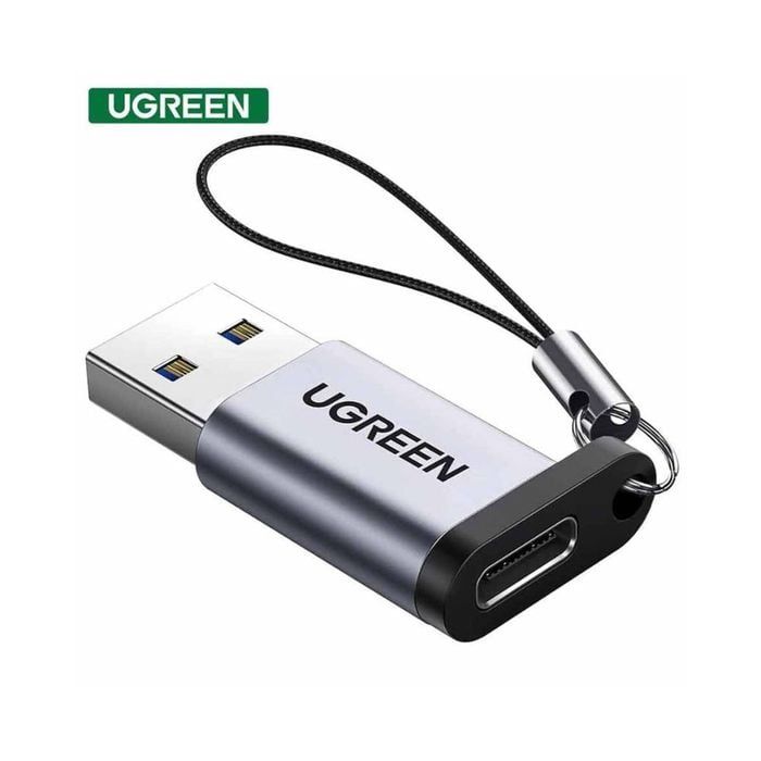 Ugreen Usb 3.0 To Usb-c Adapter M F 5gbps Data Transfer 3a Charging Gray