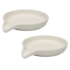2PK Ecology Ottawa Stoneware Spoon Rest Calico 12x14cm