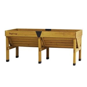 Veg Trug 1.8m Natural Medium V2 100% FSC Classic Raised Planter