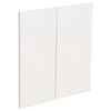 Kaboodle Gloss White Modern Corner Base Cabinet Doors - 2 Pack - Modern