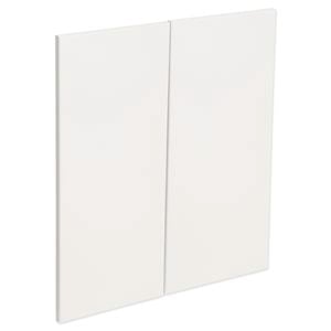 Kaboodle Gloss White Modern Corner Base Cabinet Doors - 2 Pack - Modern