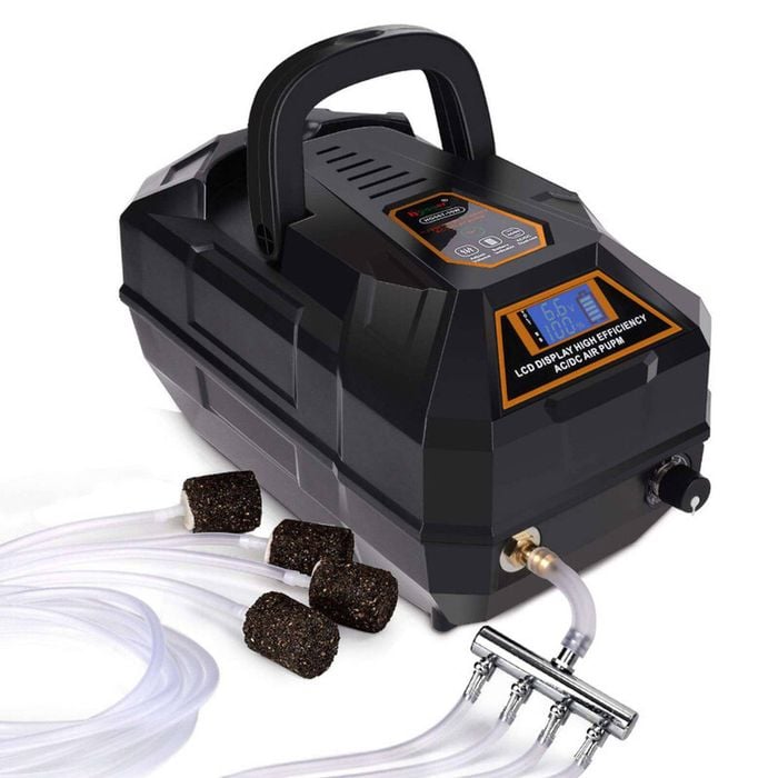 Hygger Portable Air Pump Kit 18W - Black - Black | One size | HG-067-18W