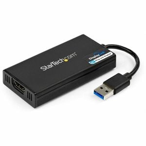 Startech.com Usb 3.0 To Hdmi Adapter, 4k 30hz, Displaylink Certified, Usb Type-a To Hdmi Display Adapter Converter