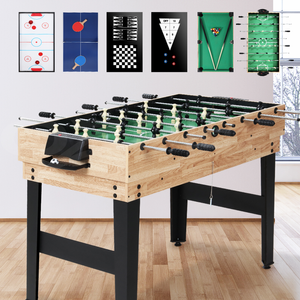 10 in 1 Foosball Table Soccer Hockey Pool Combo