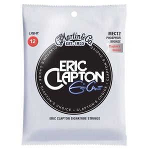 Martin Guitar MEC12 Clapton's Choice Strings 92/8 Phosphor Bronze Light