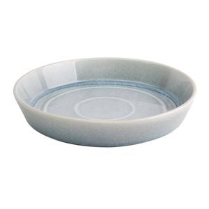 Olympia Flat Round Bowls Cavolo Ice Blue 220mm 4 Pack Tableware Dinnerware