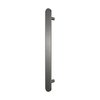 Barelli 950mm Gun Metal Grey Single Flat Vertical Heated Towel Rail