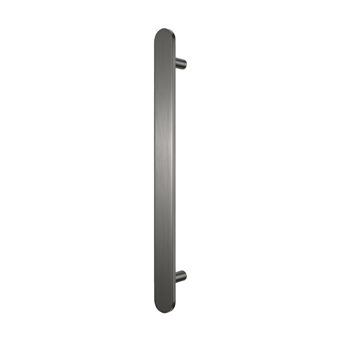 Barelli 950mm Gun Metal Grey Single Flat Vertical Heated Towel Rail