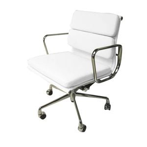 SD House Eames Replica Soft Pad Management Office Chair - Low Back - White