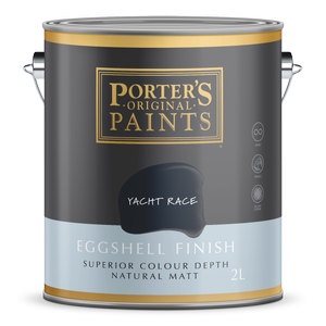 Porter's 2L Yacht Race Eggshell Finish Broadwall Washable Paint