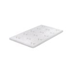 Memory Foam Mattress Topper with Bamboo Cover - Single