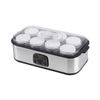 Devanti Yoghurt Maker Machine with 8x180ml Glass Cups Temp Control Black