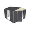Build-a-Shed 3.0 x 3.0 x 2.3m Double Hinge and Double Sliding Door Shed - Grey