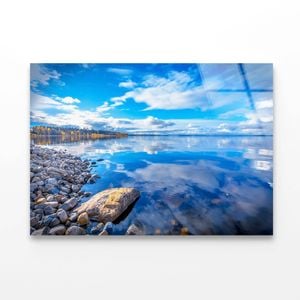 Autumn Lake View  Print 100% Australian Made 50 x 40cm  (Acrylic)