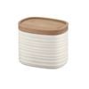 Guzzini Earth Tierra 12.3cm/500ml Storage Jar Small - White