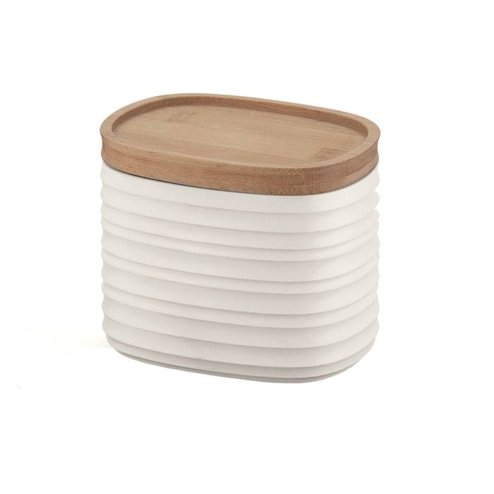 Guzzini Earth Tierra 12.3cm/500ml Storage Jar Small - White