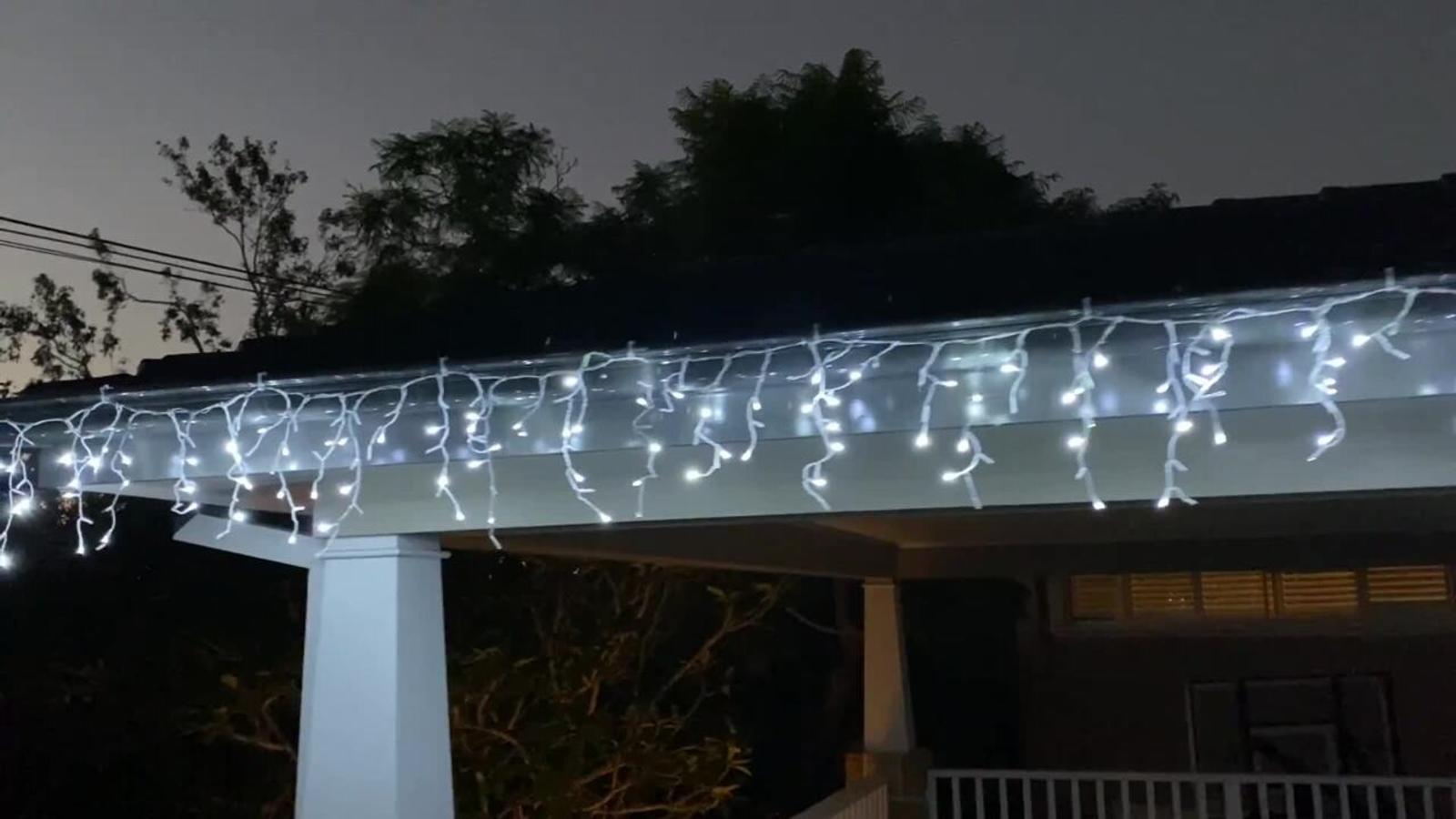 Icicle fairy lights bunnings top