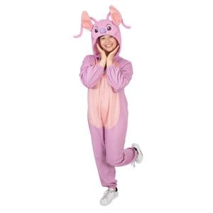 Lilo & Stitch Angel Unisex One Piece Plush Costume Jumpsuit Adult Size S-M Pink