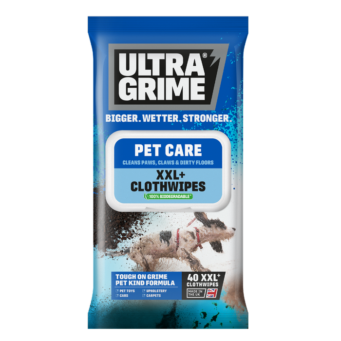 Ultragrime XXL+ 5470 Life Pet Care Wipes - 40 Pack