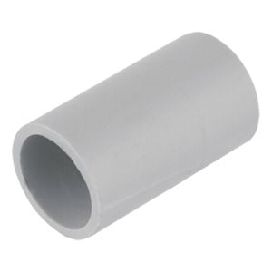 DETA 20mm PVC Conduit Coupling Plain Grey - 40 Pack