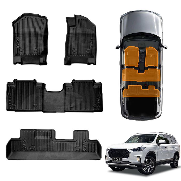 3d Floor Mats For Ldv D90 2017-2024 Heavy Duty All Weather Car Mats Carpet Liner Set
