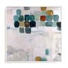 Artey | Patio Mosaic - Framed Canvas - White Frame - 50 x 50cm
