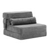 Artiss Folding Sofa Bed Foldable Sleeper Chair Floor Sofa 3-in-1 Armless Lounger