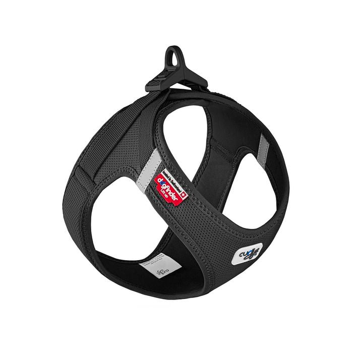 Curli Black Curli Clasp Air-Mesh Dog Vest Harness - Medium