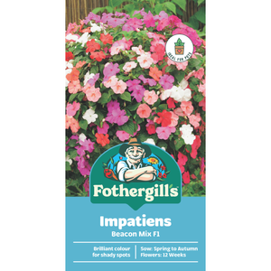 Fothergill's Impatiens Beacon Mix Flower Seeds