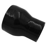 GASO Straight Reducer 3" to 2" (76-51mm) Silicone Hose Black