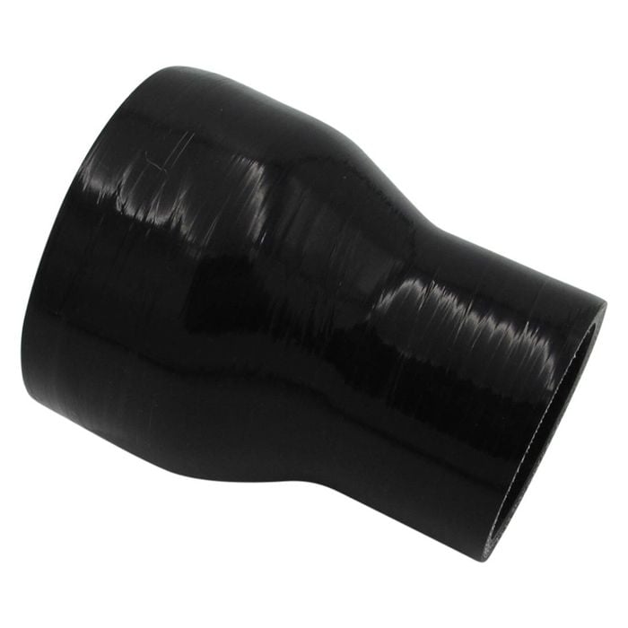 GASO Straight Reducer 3" to 2" (76-51mm) Silicone Hose Black