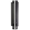 Gainsborough Matt Black Back To Back Trilock Omni Double Cylinder Entrance Set