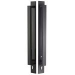 Gainsborough Matt Black Back To Back Trilock Omni Double Cylinder Entrance Set