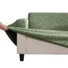 Sherwood Faux Linen Stretch Fit Couch Sofa Cover 2 Seater Eden Green