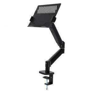 Levede Monitor Arm Tray Mount Laptop Stand Adjustable Rotating for Desk Black