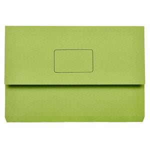 Marbig Slimpick Document Wallet (Foolscap) (Green)