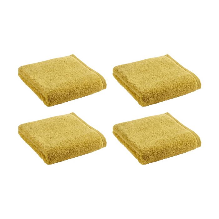 4PK Christy Cirrus Hand Towel Combed Cotton 450GSM Fast Drying Sunflower