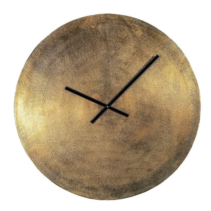 Ssh Collection Santos 60cm Wide Round Wall Clock - Antique Brass