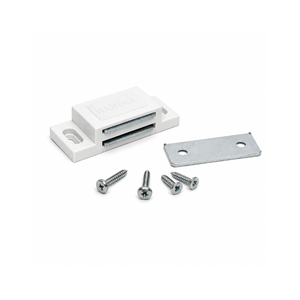 Handee White Heavy Duty Magnetic Cupboard Door Catch
