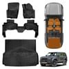 3D Floor Mats Boot Liner for Toyota Prado 250 Series 5-Seater 2024-Onwards Cargo Trunk Luggage Tray