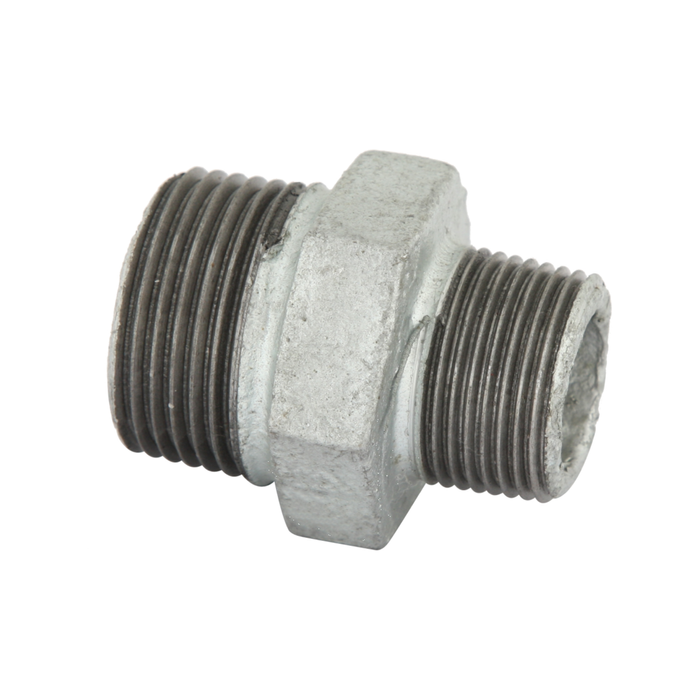 Brasshards 25 x 20mm Galvanised Reduced Hex Nipple