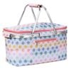 Porta Oceana Beach Vibes Picnic 46cm Basket Camping Outdoor Storage