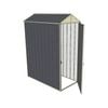 Build-a-Shed 0.8 x 1.5 x 2.1m Gable Single Hinged Door Shed - Grey