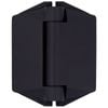 ProtectorAl Black Matt Glass To Glass Soft Close Hinge