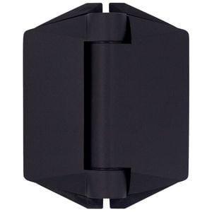 ProtectorAl Black Matt Glass To Glass Soft Close Hinge