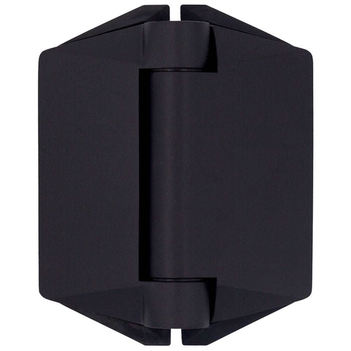 ProtectorAl Black Matt Glass To Glass Soft Close Hinge