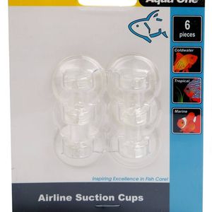 Air Line Suction Cups - 6 Pack (Aqua One)