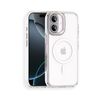 For Apple iPhone 17 Magsafe Magnetic Back Case Shockproof Protective Clear Cover (White)